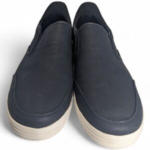 Nunn Bush Men's Kore City Walk EZ Moc Toe Black Slip-On Loafers Size 13W